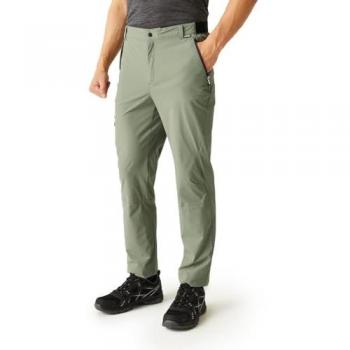 Regatta Men's Travel Light Packaway Water-Repellent Trousers Agave Green Size 30