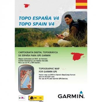 Garmin TOPO Spain v4, DVD/microSD/SD - Software de navegación