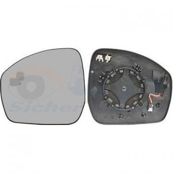 Cristal de espejo retrovisor exterior VAN WEZEL 0258835