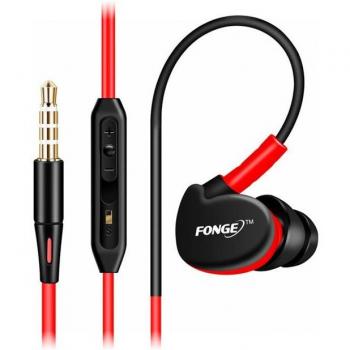 Auriculares deportivos estéreo a prueba de agua con micrófono y gancho para oreja, Jack de 3.5mm, compatibles con teléfonos Meizu y Xiaomi
