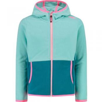 CMP Kids Fleece Hoodie Jacket Aqua