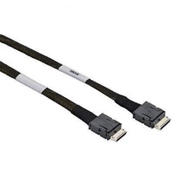 Cable Oculink SFF-8611 a Oculink SFF-8611 de 65 cm, Cable SAS Interno Negro Supermicro