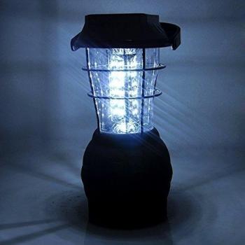 Lychee portátil al aire libre solar o manualmente con brillante 36LED bosque picnic Acampada Encamp farol de camping lámpara de luz