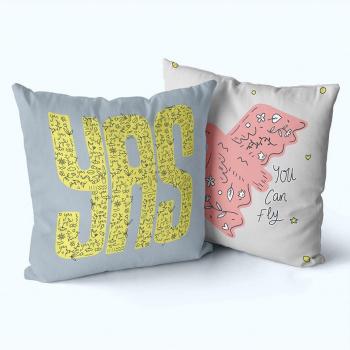 Pack de 2 Fundas de cojín decorativo 50x50 cm Aware - Yas