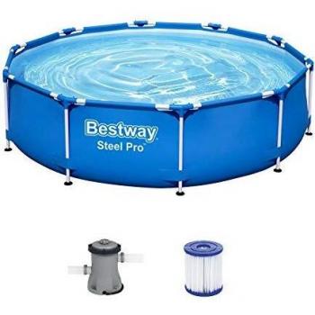 Piscina Desmontable Steel Pro Set Bestway Azul Ø305 cm