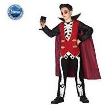 Disfraz Infantil de Vampiro Esqueleto para Niños de 10 a 12 Años