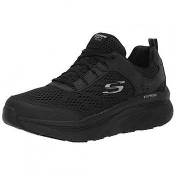 Skechers D'LUX Walker Infinite Motion, Zapatillas Mujer, Black, 40 EU