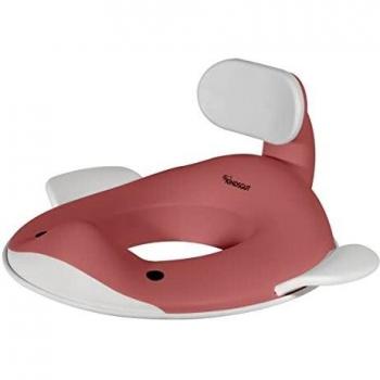 Asiento de inodoro infantil ballena rosa antiguo
