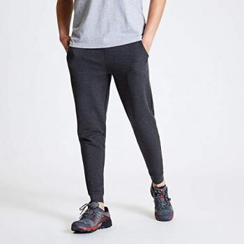 Dare2b Modulus - Joggers Ajustados De Punto con Mezcla De Algodón Trousers, Hombre, Charcoal Grey, S