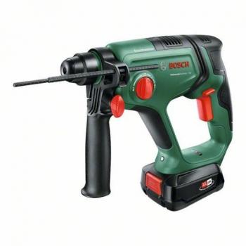 Bosch UniversalHammer 18V - Taladro Percutor a Batería con Sistema SDS Plus y Maletín de Transporte