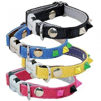 Collar de perro de cuero Alter Ego Color con correa incluida (Tamaño XS)
