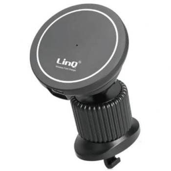 Cargador Inalámbrico Magnético para Auto 360° Qi 15W Smartphone C3524