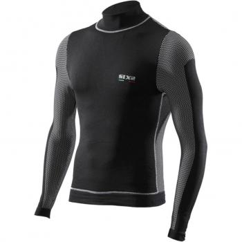 SIXS - TS4 - Maillot mangas largas + protección contra el viento - Unisex - Negro