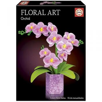 Kit de Manualidad Orquídea Arte Floral 1000 Piezas - Sin Pegamento ni Tijeras, Ideal para Decoración y Regalos (+14 años)