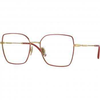 Vogue Eyewear VO4274 280 Women's Geometric Red Transparent Metal Prescription Glasses