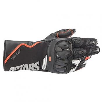 Guantes de Moto Alpinestars SP-365 Drystar Negro-Rojo-Blanco, impermeables, con refuerzos en los nudillos, diseño ergonómico, talla XL