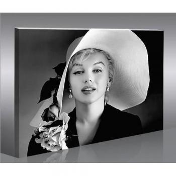 islandburner Marilyn Monroe V7 1pcm Cuadro sobre Lienzo Cuadros Modernos y listos para Colgar. Cuadro Impresión fotográfica artística Obra de Arte