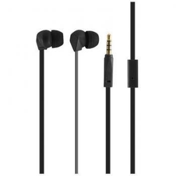 Auriculares Ksix Go&Play small con micrófono color negro