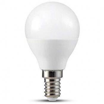 Lámpara LED Inteligente V-TAC E14 4,5W RGB+Blanco Dimable Wi-Fi Miniglobo P45 - Paquete de 3