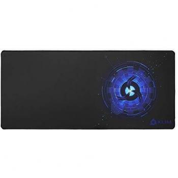 KLIM - Alfombrilla de ratón XL - Superficie Amplia - Alfombrilla de ratón Gaming Extra Grande - Base de Goma Antideslizante - Superficie con Textura de Alta precisión - 900 x 400 x 4 mm - Azul