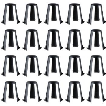 Distanciador Paulmann para luminarias empotrables, 6,2 - 9 cm, juego de 20 piezas, color negro