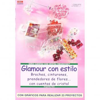 Serie Swarovski nº 4. GLAMOUR CON ESTILO. BROCHES, CINTURONES, PRENDEDORES DE FLORES...CON CUENTAS DE CRISTAL