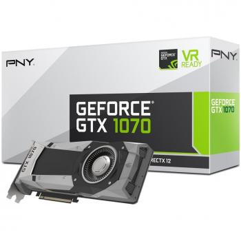 PNY GF1070GTX8GEPB NVIDIA GeForce GTX 1070 8GB - Tarjeta gráfica