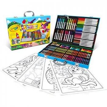 CRAYOLA- Maletín del Artista Arcoiris 140 Piezas, Multicolor