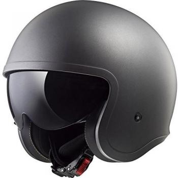 LS2 Spitfire - Casco jet de titanio mate, talla XXL