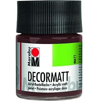 Pintura Acrílica Marabu Decormatt 50 ml - Marrón Medio