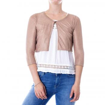 Only Cardigan Mujer Small Marrón