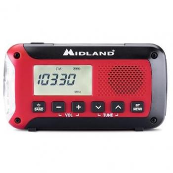 Radio de Emergencia Midland ER250 BT con Bluetooth y Powerbank 2600 mAh