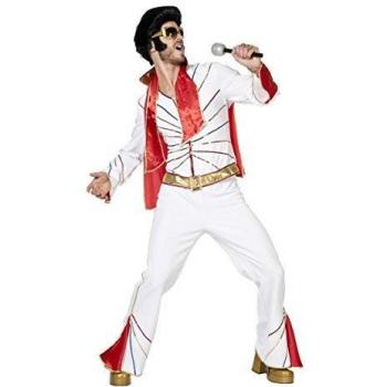 Stekarneval - Disfraz de Elvis para hombre, talla 52