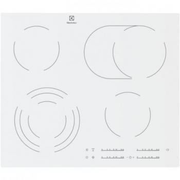 Placa de Inducción Electrolux EHF6547IW1 Vitrocerámica 4 Fuegos 7100W Blanca 60cm