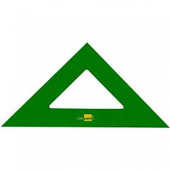 Liderpapel ES01 - Escuadra, 16 cm, color verde