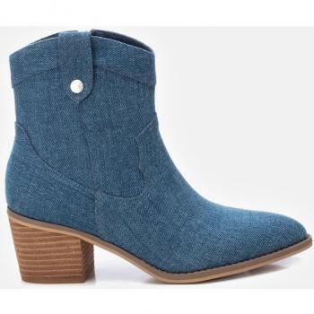 Botines de Mujer Refresh 171869 Navy con Cremallera