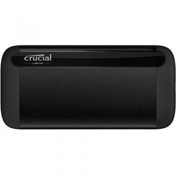 Crucial CT500X8SSD9 X8 500 GB SSD portátil ,de hasta 1050 MB/s ,USB 3.2, Unidad de estado sólido externa USB-C, USB-A