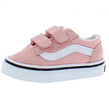 Zapatillas Old Skool V rosa para niños Vans
