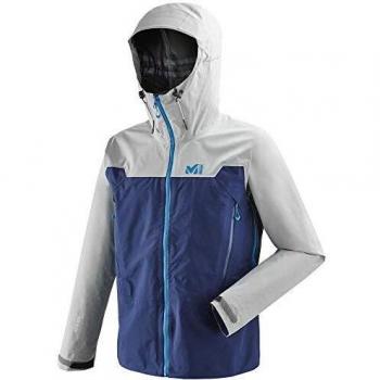 MILLET Kamet Light GTX Jkt Chaqueta Impermeable, Hombre, Blue Depths/High Rise, L