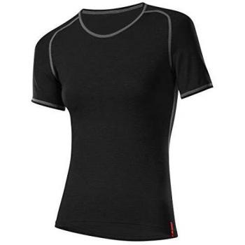Löffler Women's Transtex® Warm Short Sleeve Ski Base Layer Shirt - Black Size 42