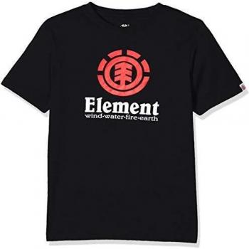 Element Vertical SS Camiseta, Niños, Negro
