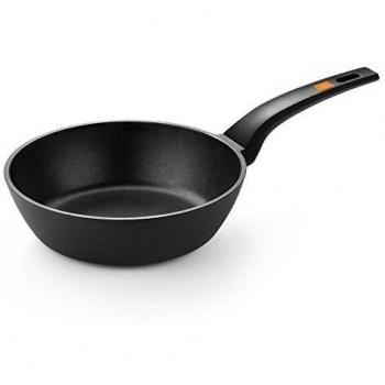 BRA Efficient Sartén Honda 20 cm, Aluminio Fundido con Antiadherente Platinum Plus, Apta para Todo Tipo de cocinas incluida inducción, Libre de PFOA