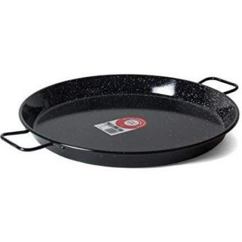 Paellera valenciana ESMALTADA 12 personas 46 cm