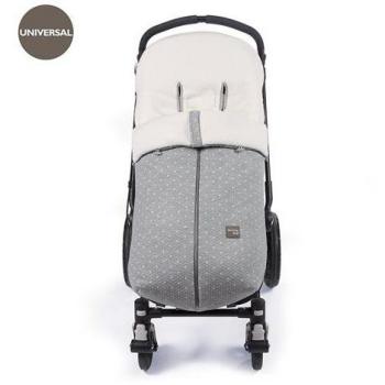 Walking Mum - Saco de invierno gaby para silla de paseo universal gris