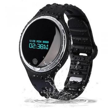 Pulsera Inteligente Deportiva, Fitness Tracker con Resistente al agua IP67, Monitor de Activadad, Podómetro, Monitor de dormir, Notificación de mensajes, Compatible con iOS 7.0 o superior y Android 4.3 o superior con Bluetooth 4.0, garantía de 2 año