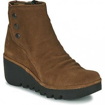 Fly London Brom Suede Women's Low Ankle Boots in Brown
