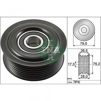 Polea de deflexión/guía para correa v-ribbed INA 532 0609 10