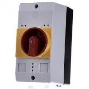 Eaton CI-PKZ0-GRM Enclosure for Switchgear IP55 with Kill Switch (Dimensions: 97 x 80 x 160 mm, Colors: Red, Yellow, Grey, Black)