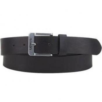 Cinturón de piel Free negro Levi's para mujer y hombre, accesorio de moda elegante