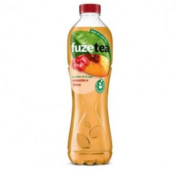 Fuze Tea Melocotón-Hibisco Bebida de Té 1.25 Litros